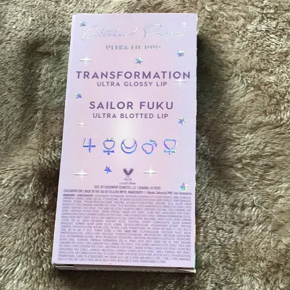 Colourpop Sailor Moon Celestial Power Lip Duo Ultra Glossy and Blotted Lipstick - Picture 2 of 2